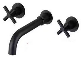 MELANGEUR DE LAVABO ENCASTRE
  COULER NOIRE